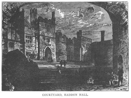 Haddon Hall courtyard