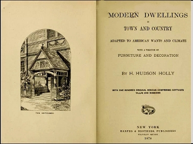 Title Page H. Hudson Holly's Modern Dwellings