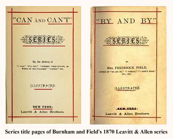 Series title pages for Burnham and Field's Leavitt & Allen series