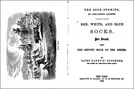 Title Page of Red White and Blue Socks
