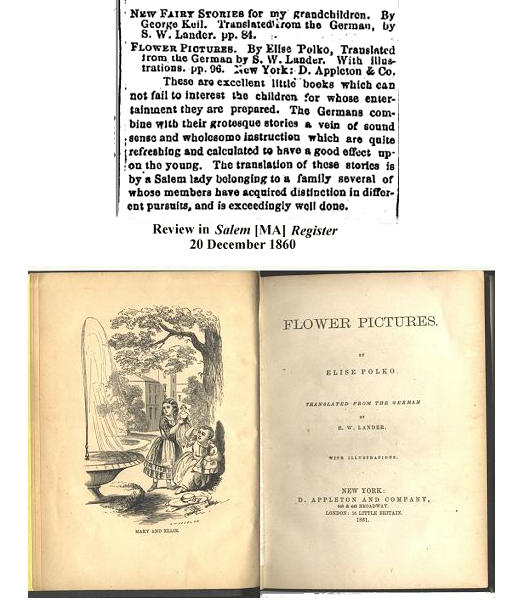 Reviews of 1860 publications in Salem Register