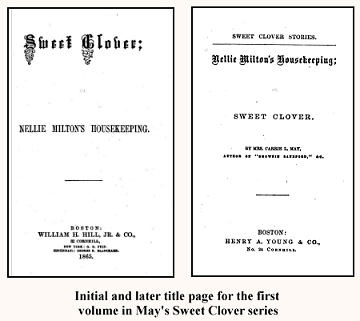 title pages of the first volume of Sweet Clover