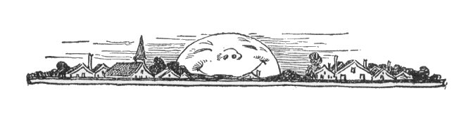 Mr. Sun smiling over the horizon